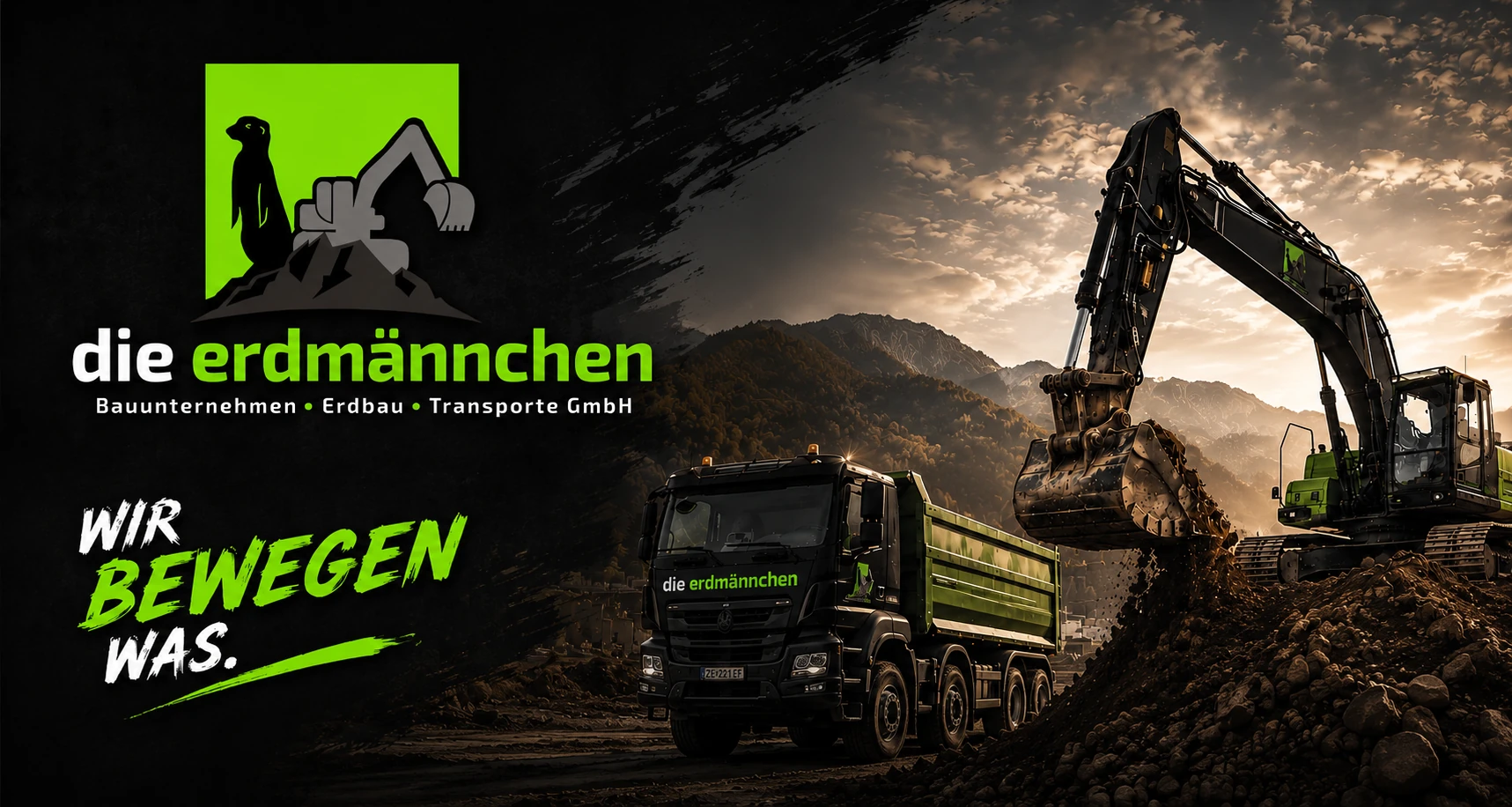 Die Erdmännchen GmbH – Bauunternehmen, Erdbau und Transporte